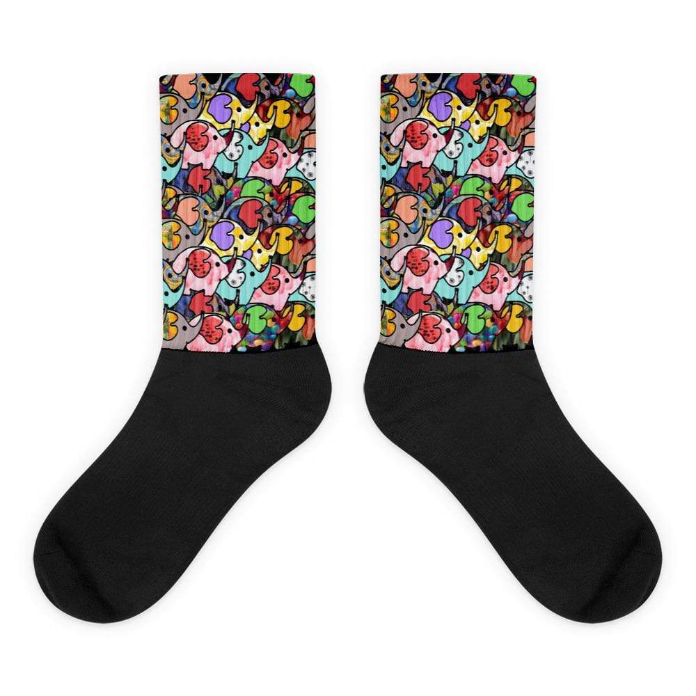 Black Foot Ellies Rock Socks - L