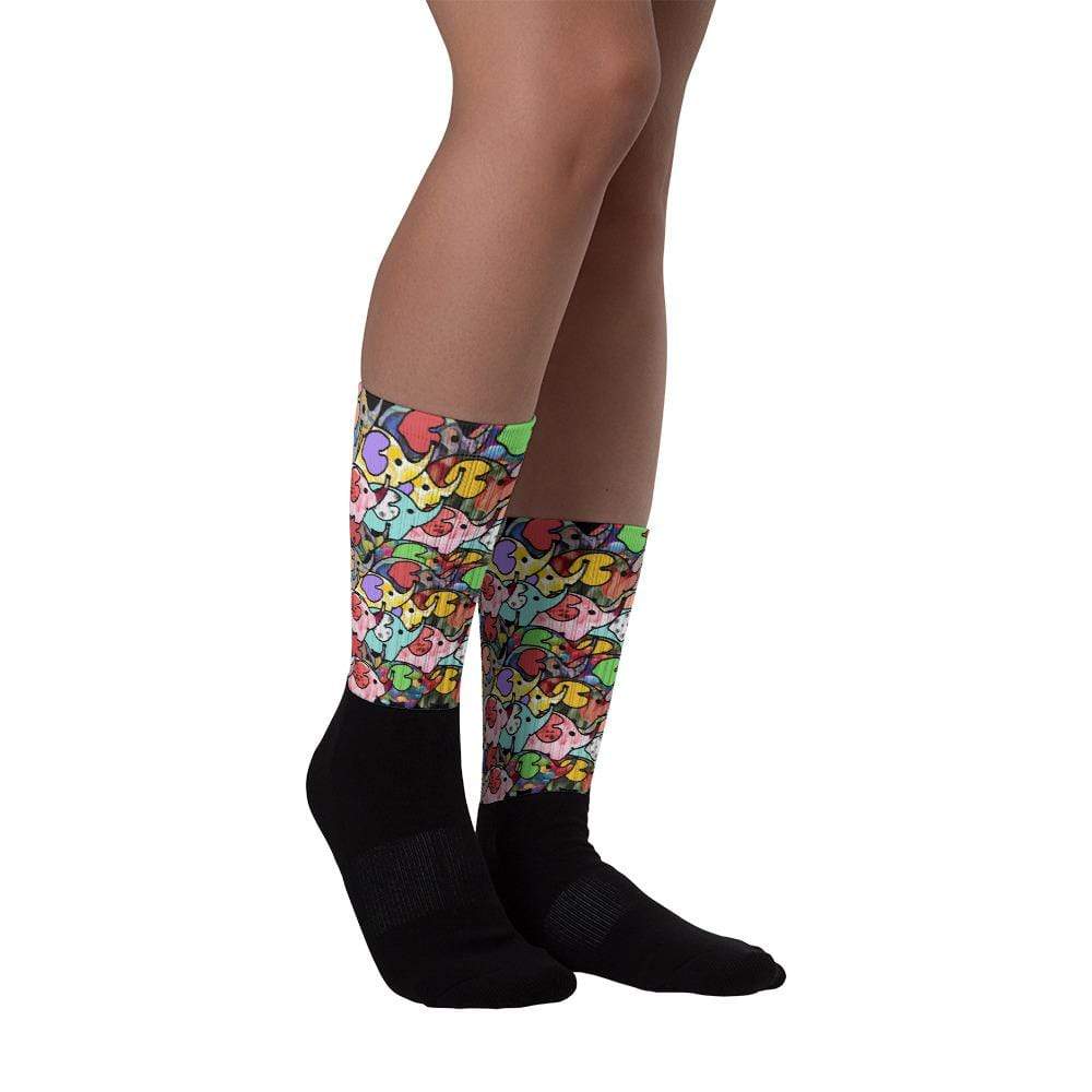 Black Foot Ellies Rock Socks - L Socks