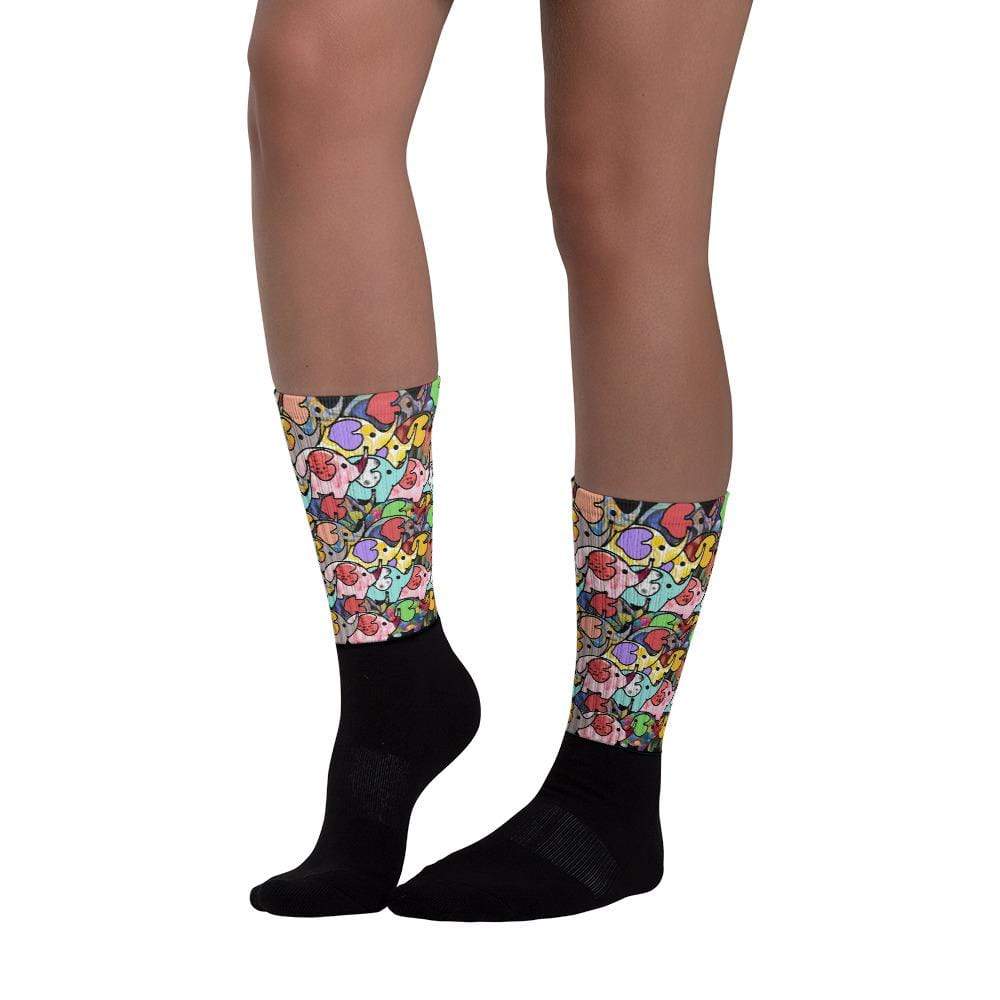 Black Foot Ellies Rock Socks - L Socks M