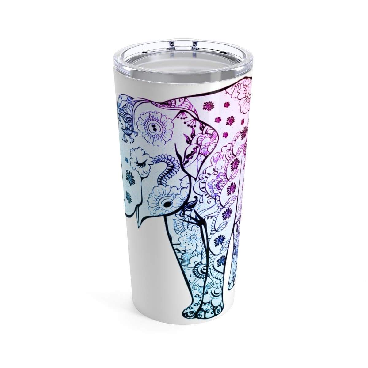 Boho Elephant Tumbler - 20oz