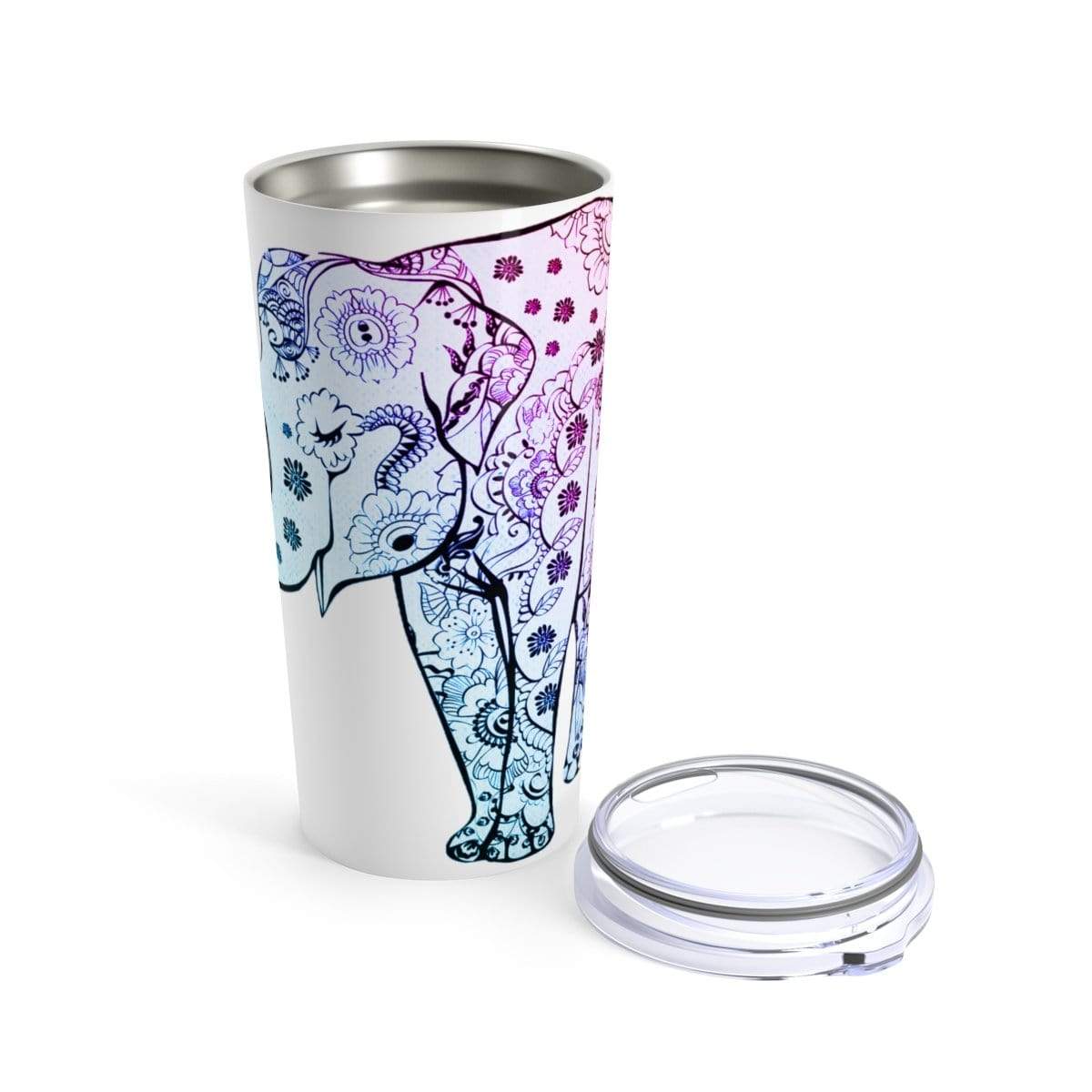 Boho Elephant Tumbler - 20oz