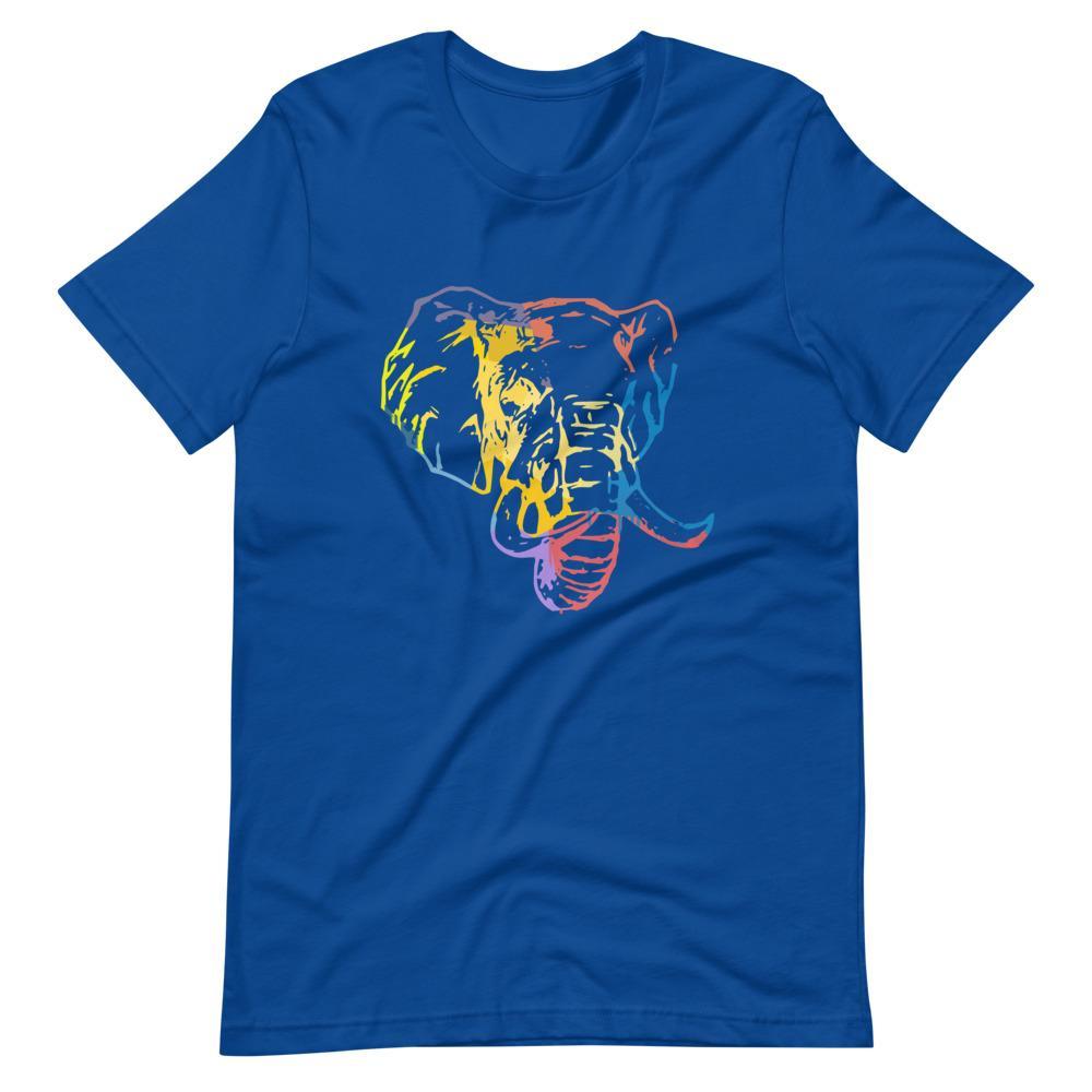 Bold Elephant Head Short-Sleeve Unisex T-Shirt