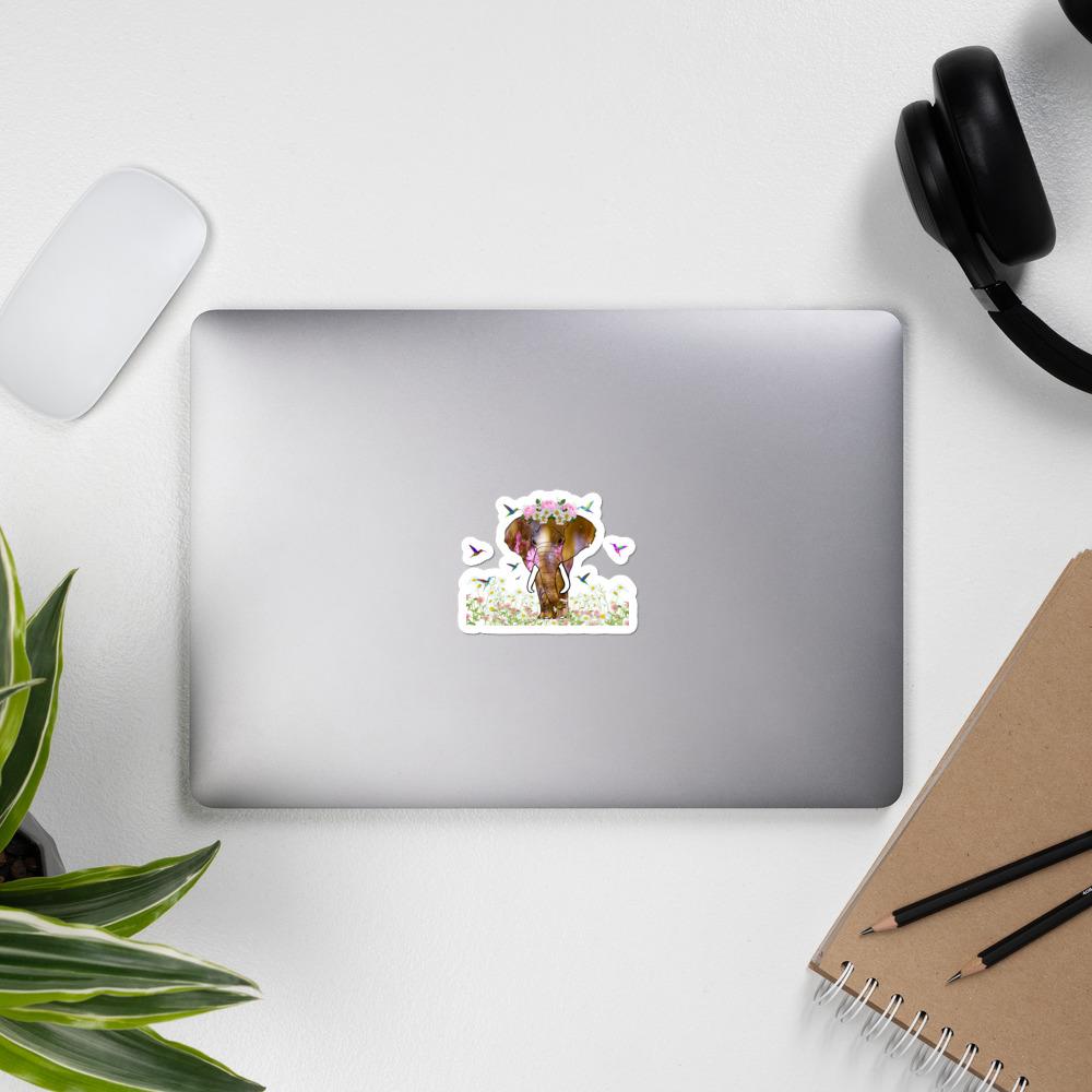 Bubble-free Elephant Stickers - Field of Dreams Stickers