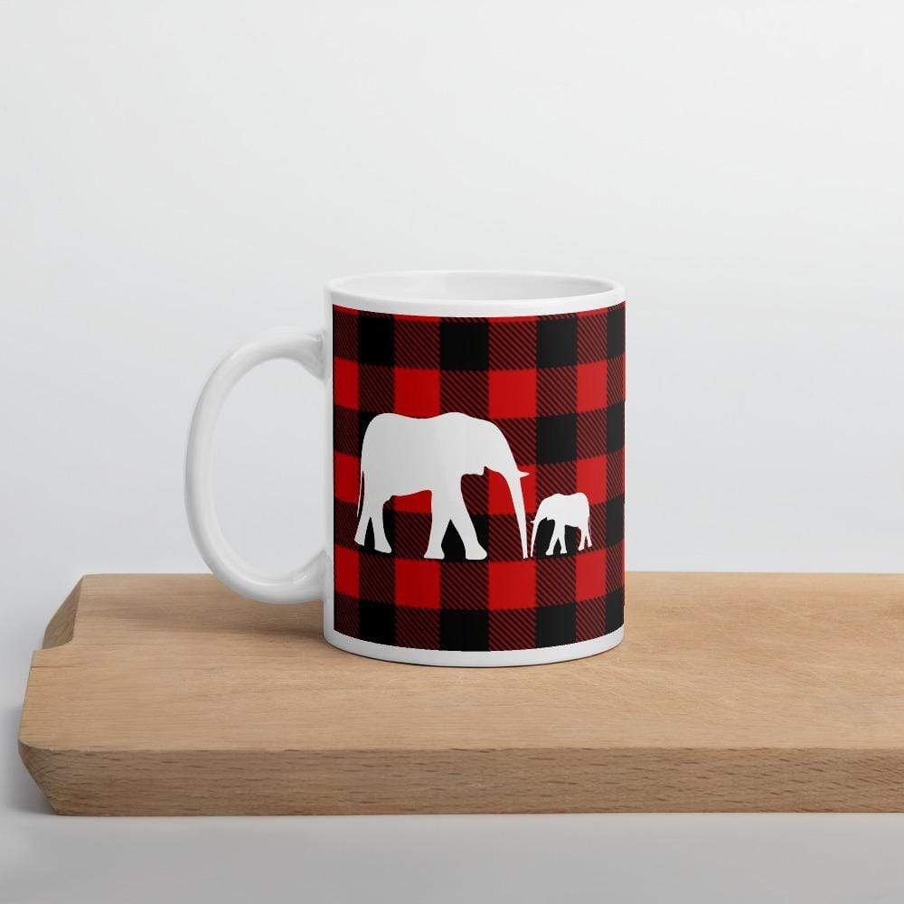 Buffalo Print Ellies on a Mug 11oz