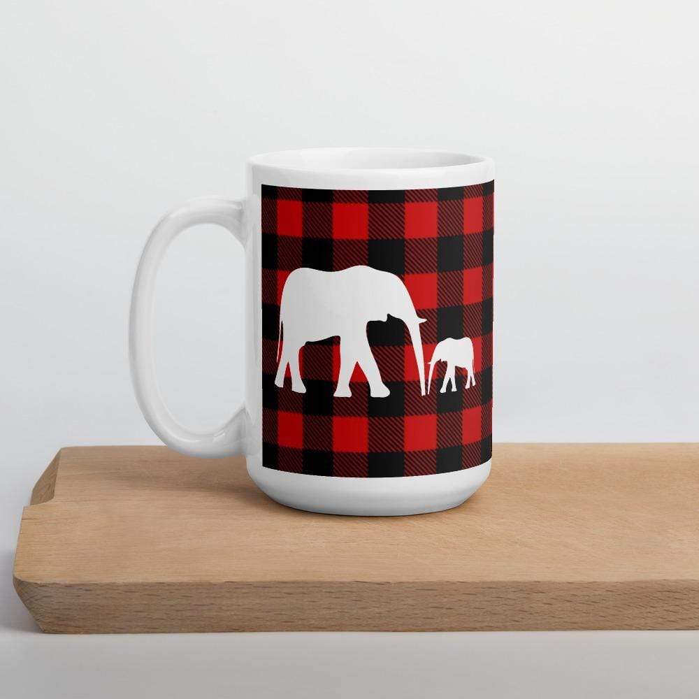 Buffalo Print Ellies on a Mug 15oz