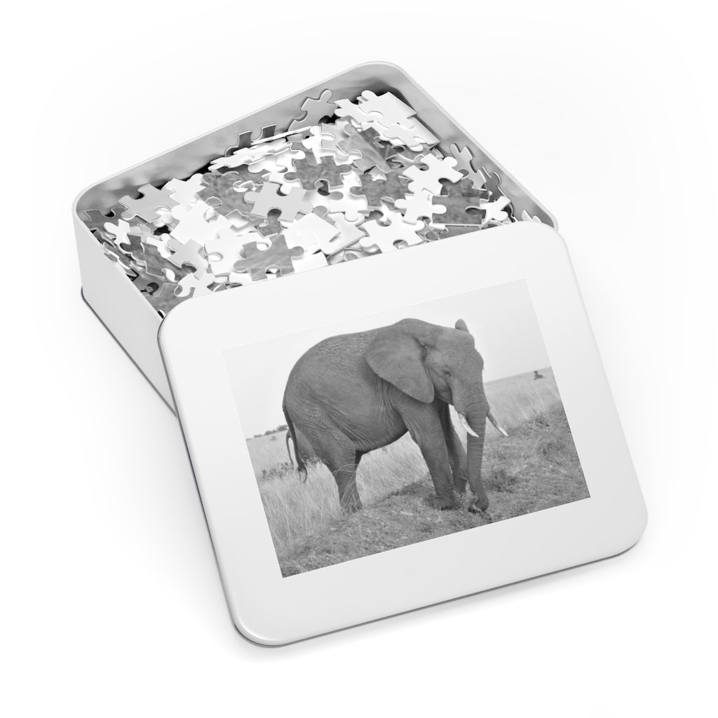 Elephant Deep in Thought Puzzle