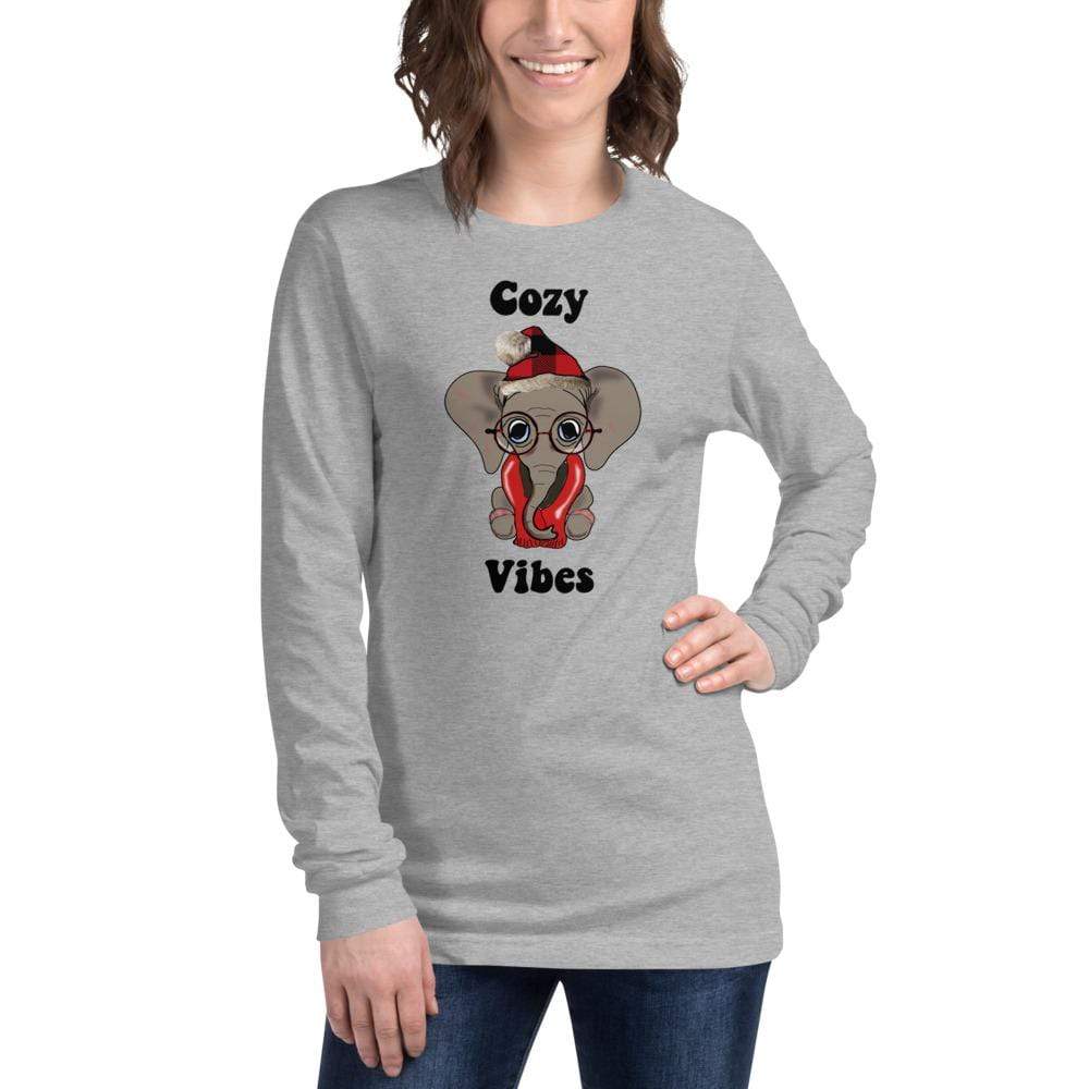 Cozy Christmas Long Sleeve Tee - Elephant Footprints