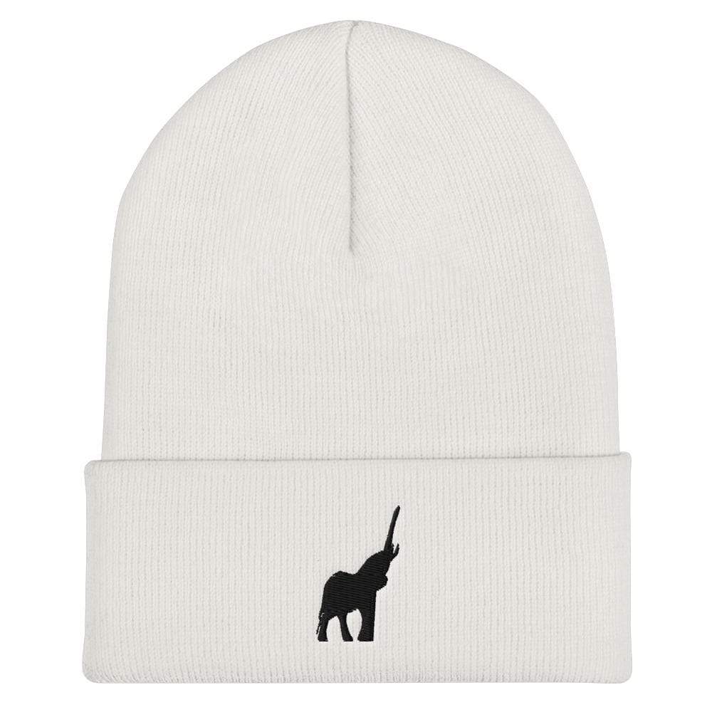 Cuffed Ellie Beanie - Elephant Footprints