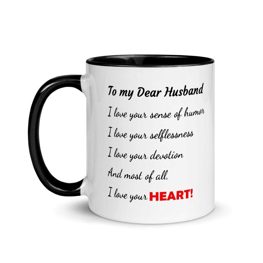 Dear Husband Elephant Accent Mugs