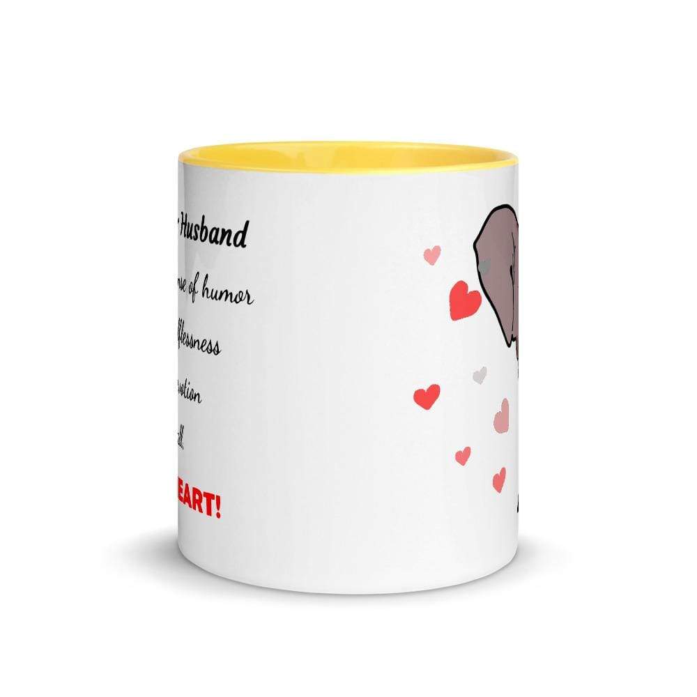 Dear Husband Elephant Accent Mugs