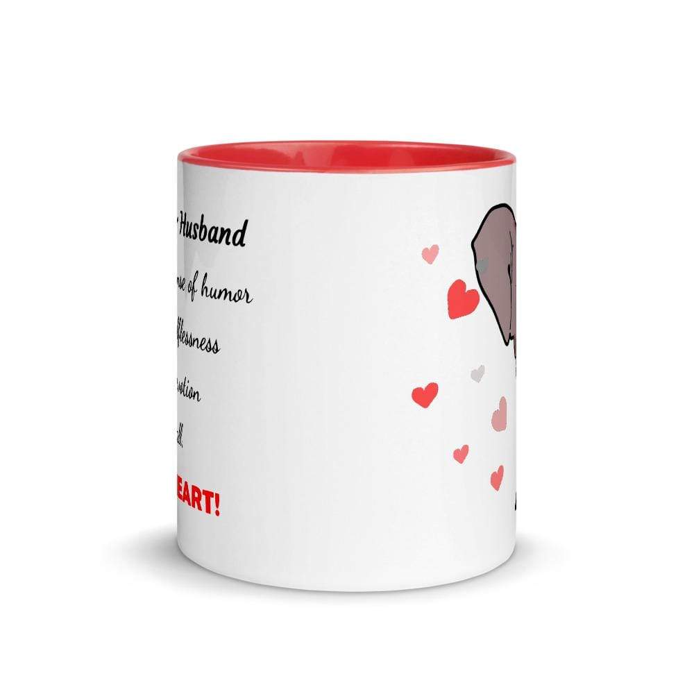 Dear Husband Elephant Accent Mugs