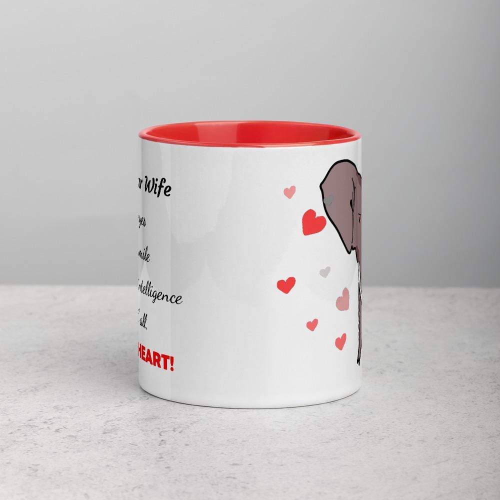 Dear Wife Elephant Accent Mugs
