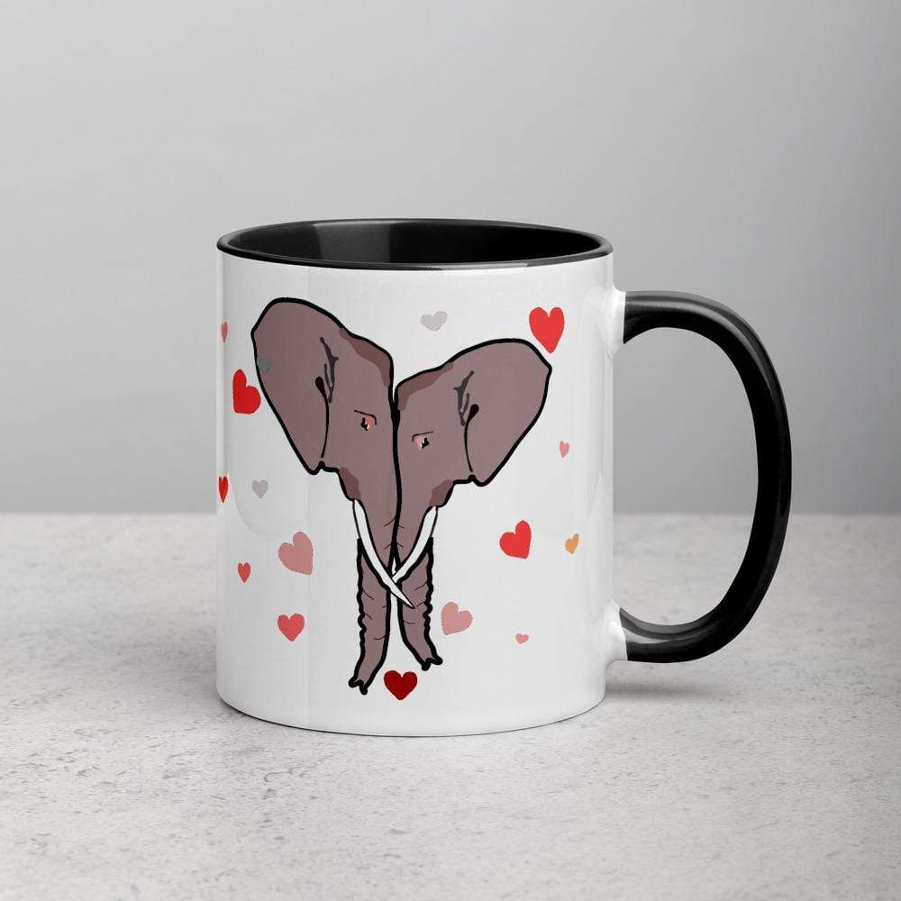 Dear Wife Elephant Accent Mugs