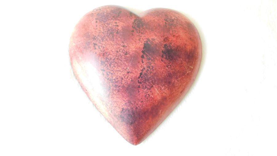 Decorative Heart-shaped Soapstone Bowls - Elephant Footprints