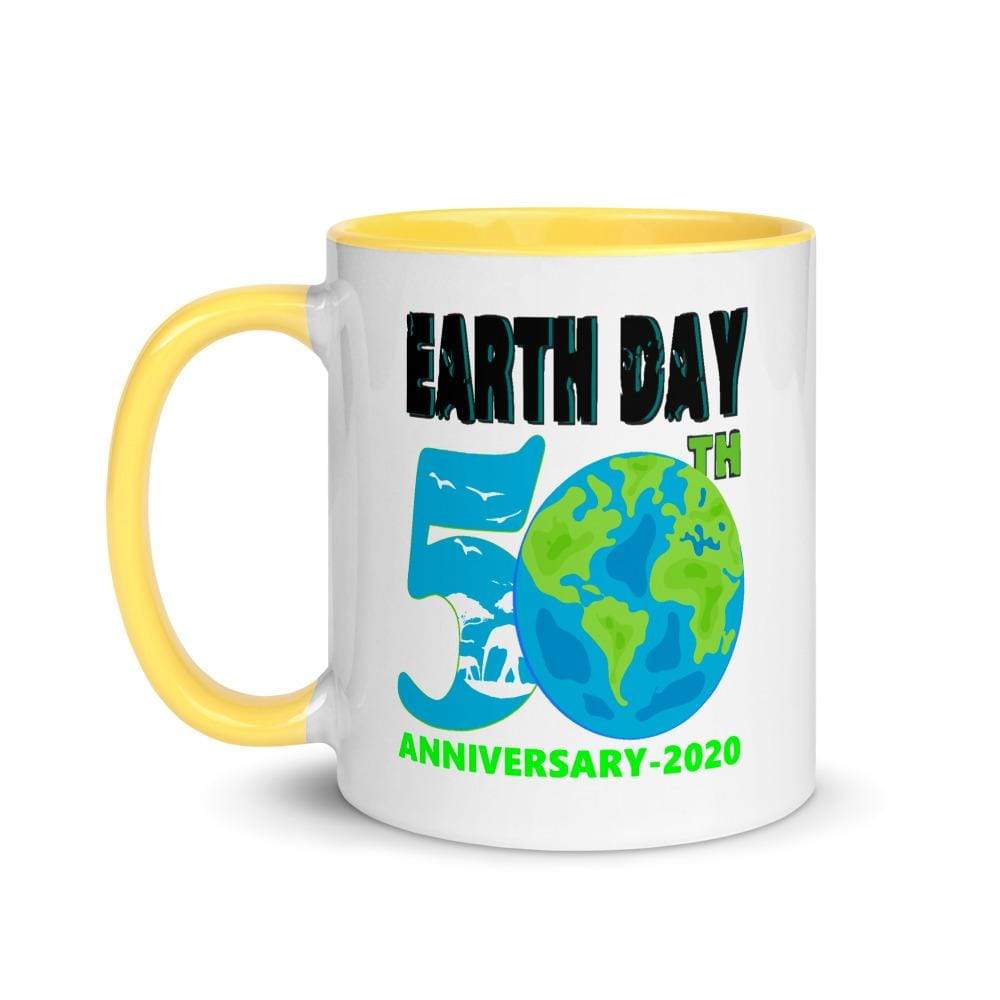 Earth Day 50th Anniversary Accent Mug