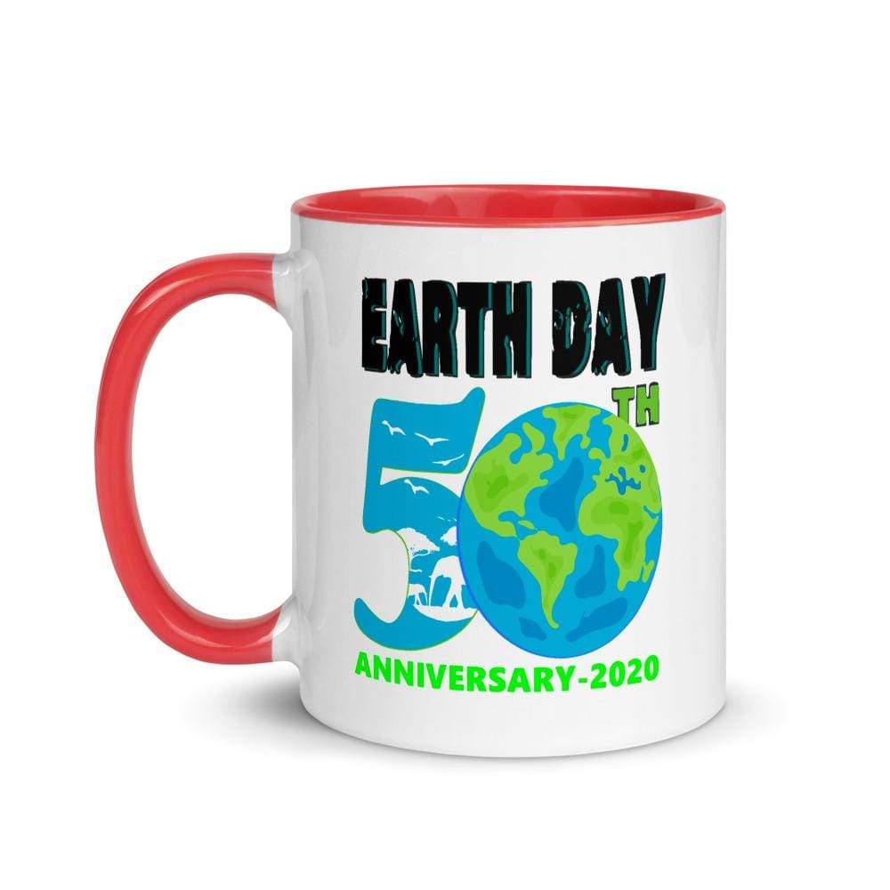Earth Day 50th Anniversary Accent Mug