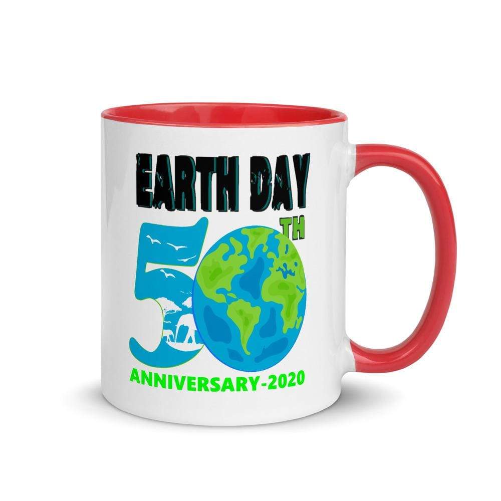 Earth Day 50th Anniversary Accent Mug
