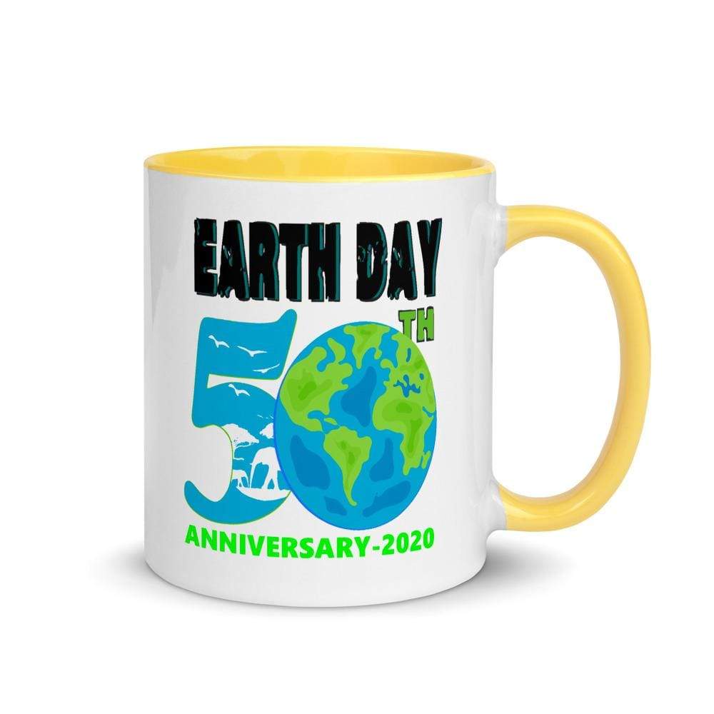 Earth Day 50th Anniversary Accent Mug