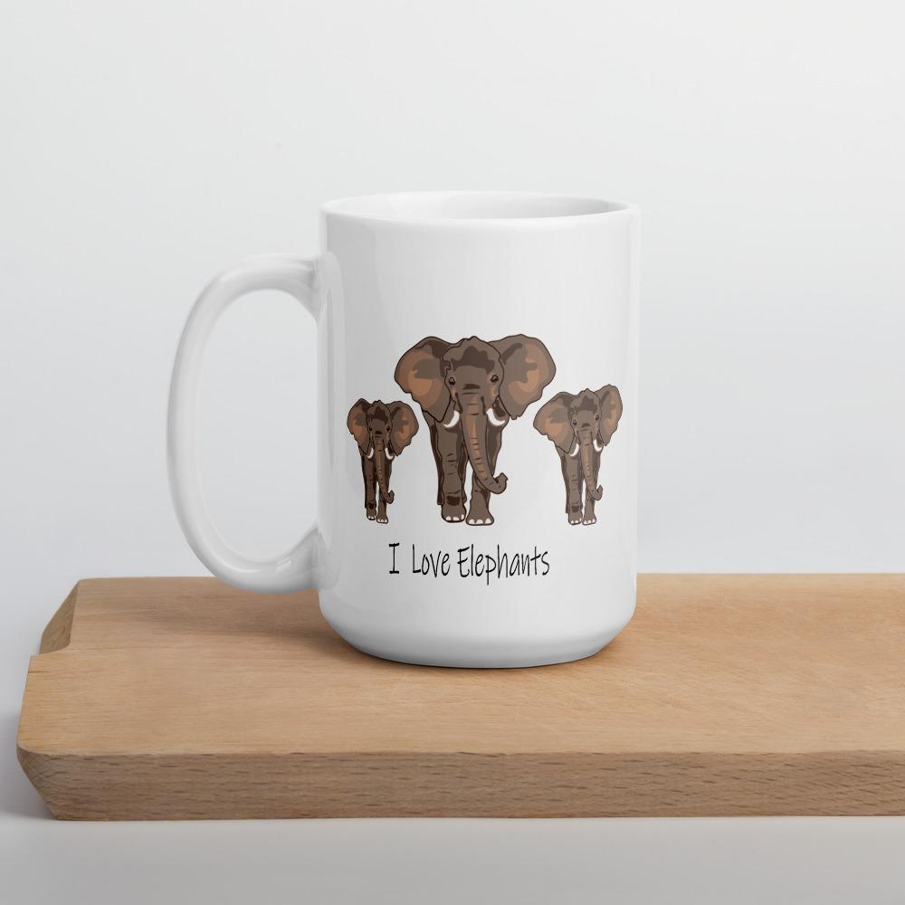Elephant Coffee Mug - Elephant Trio