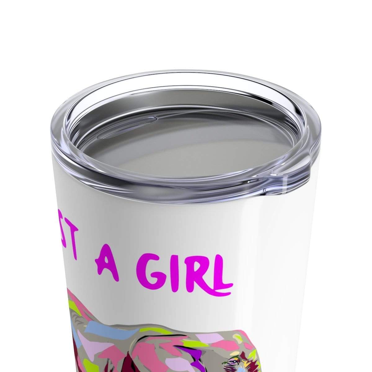 Elephant Coffee Tumbler - (20 oz.) Just a Girl who Loves Elephants