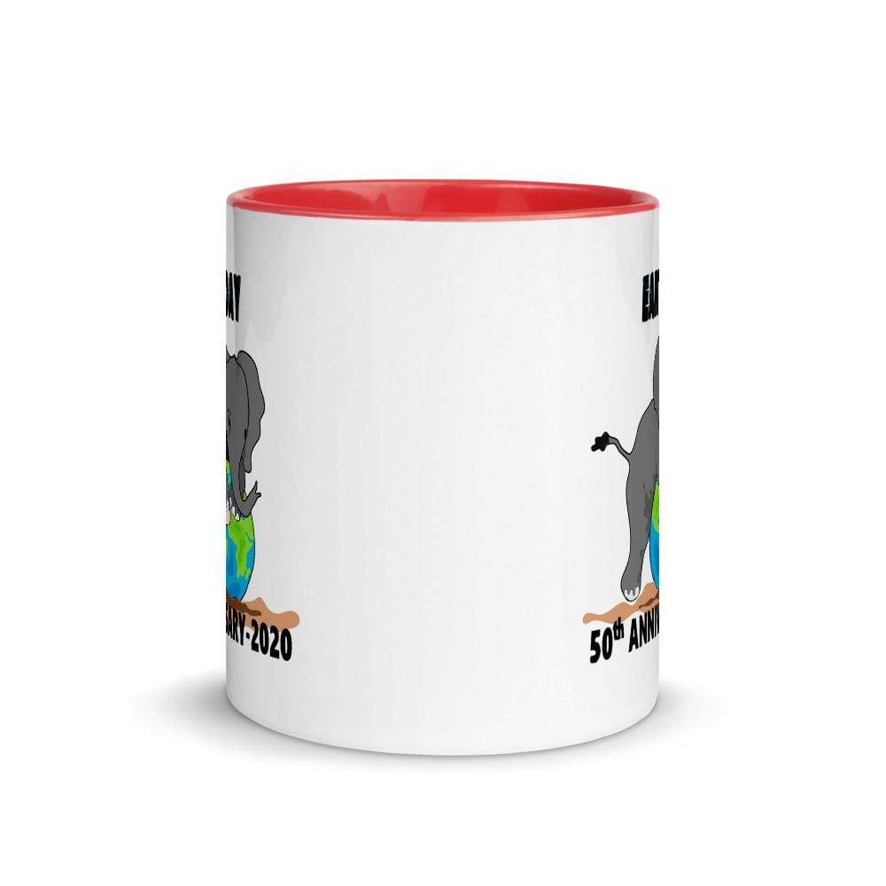 Elephant Earth Day Accent Mug 11 oz