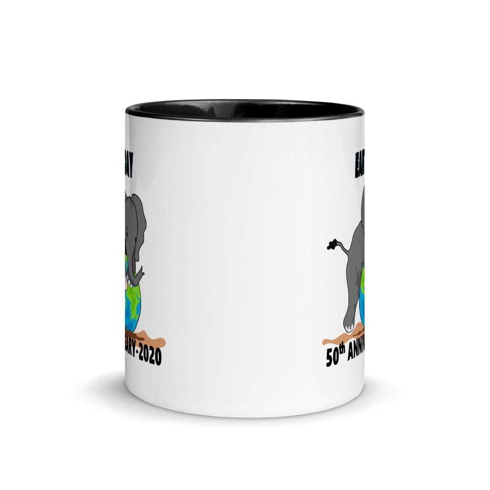 Elephant Earth Day Accent Mug 11 oz