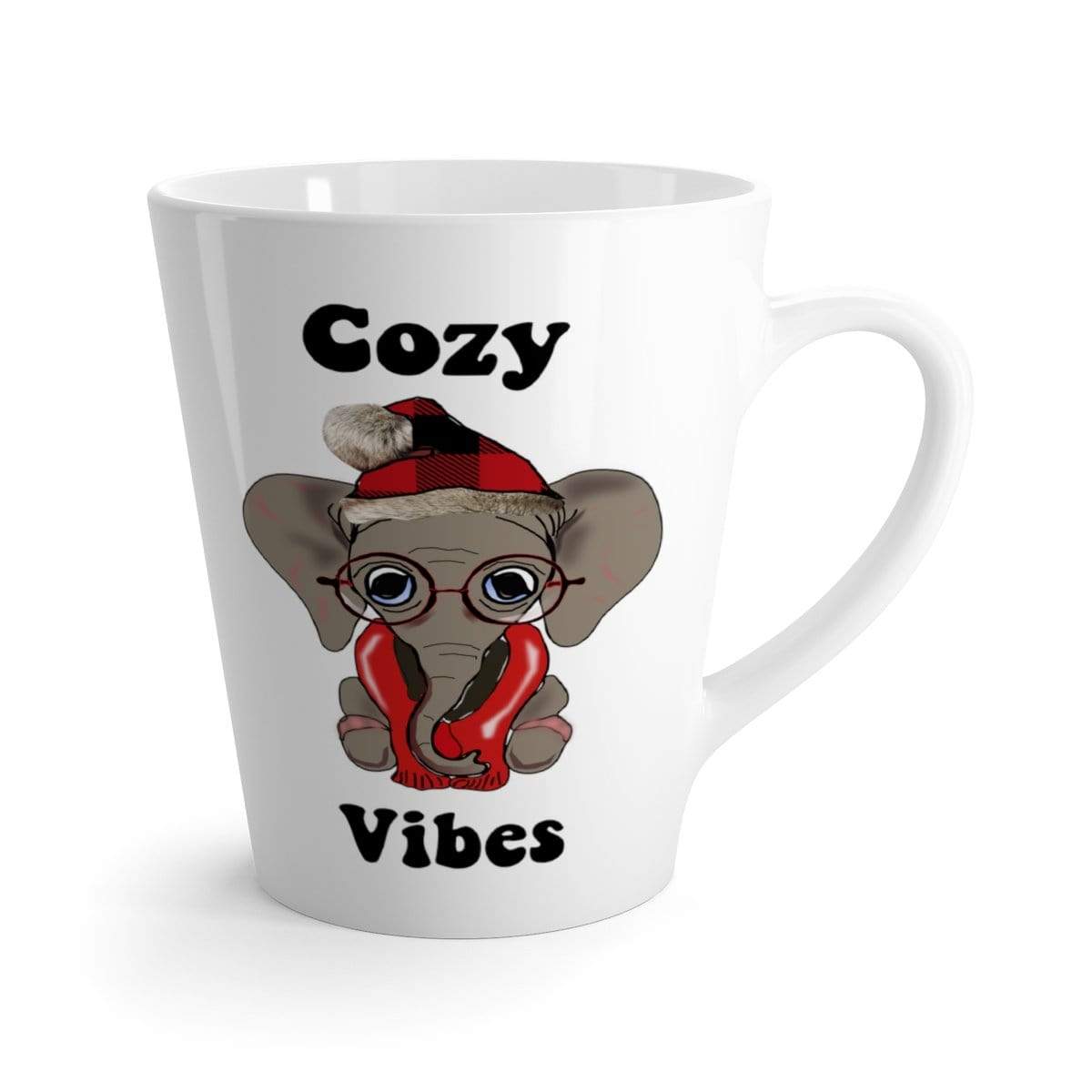 Elephant Latte Mug - Cozy Vibes 12 oz.
