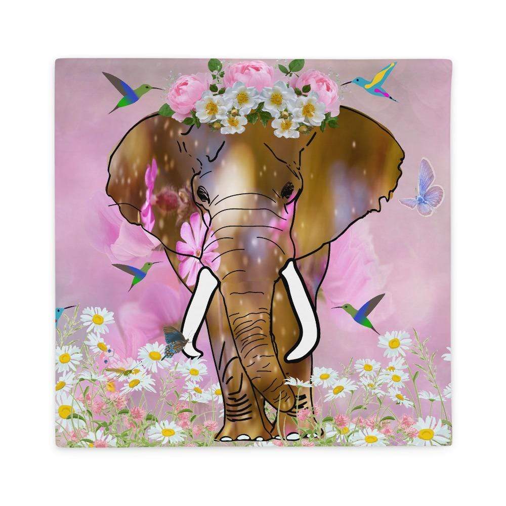 Elephant Pillow Case - Field of Dreams