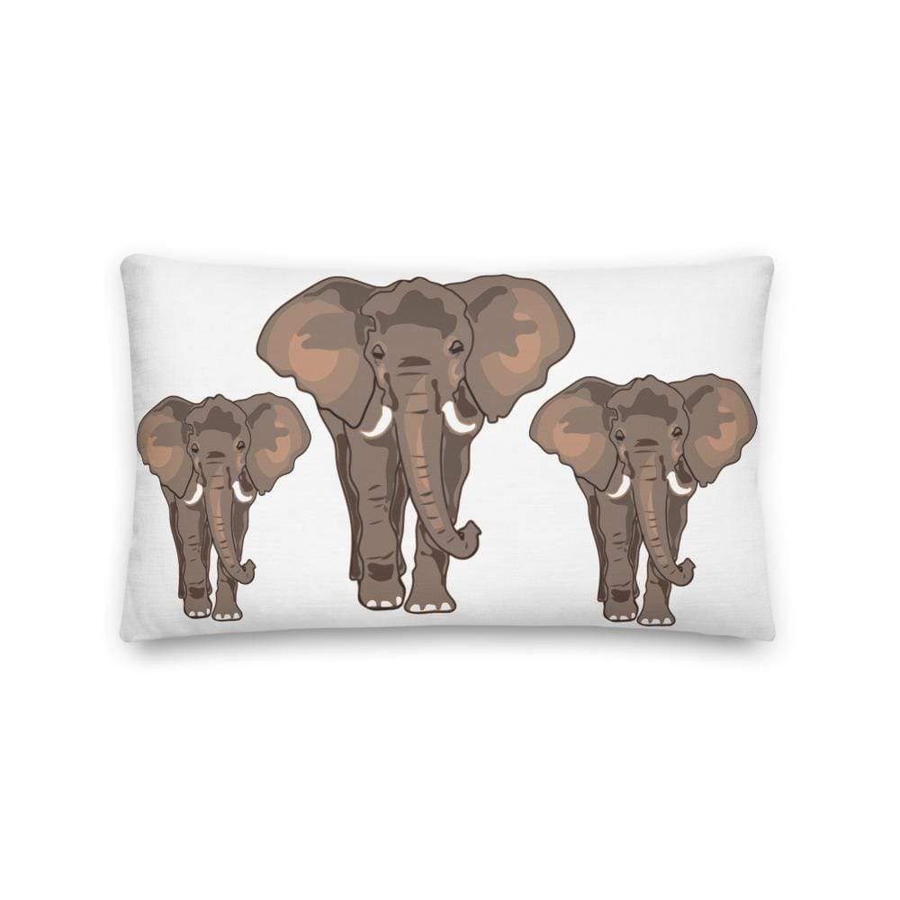 Elephant Pillow - The March (Premium)