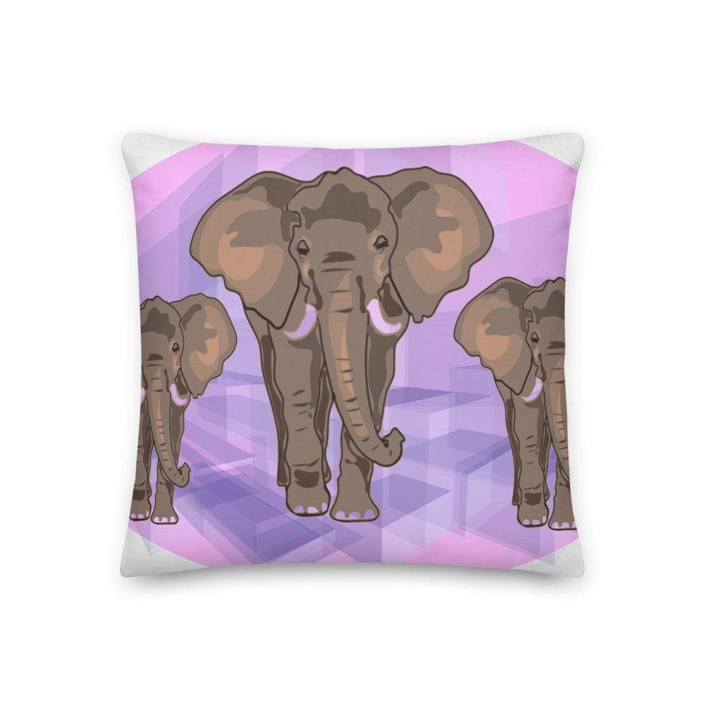 Elephant Pillow - The March (Premium)