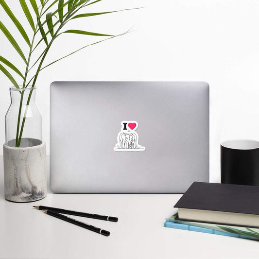 Elephant Stickers - I Love Elephants