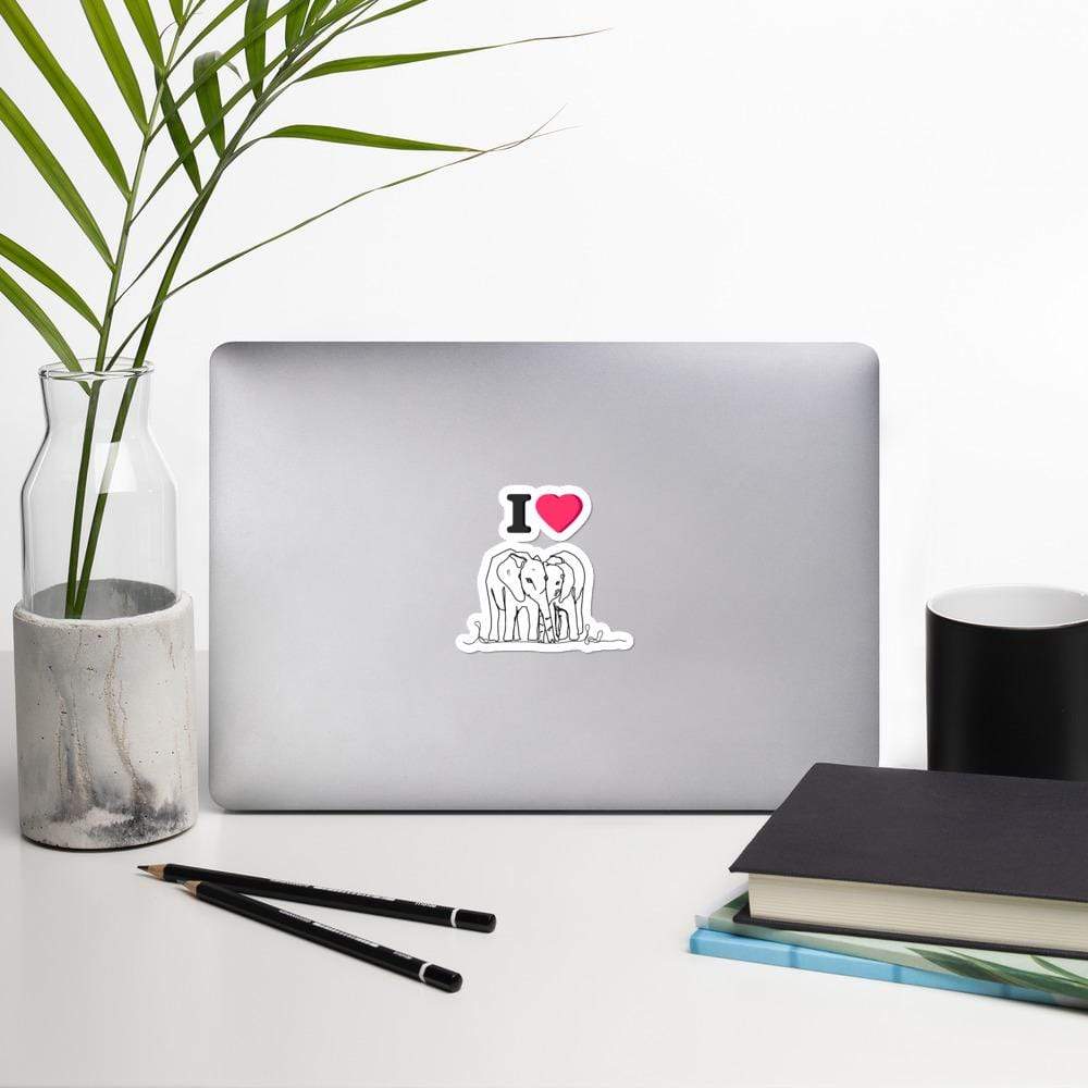 Elephant Stickers - I Love Elephants