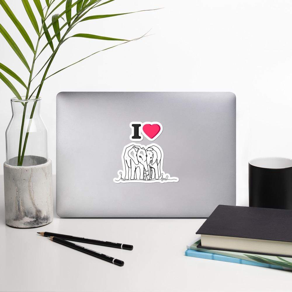 Elephant Stickers - I Love Elephants