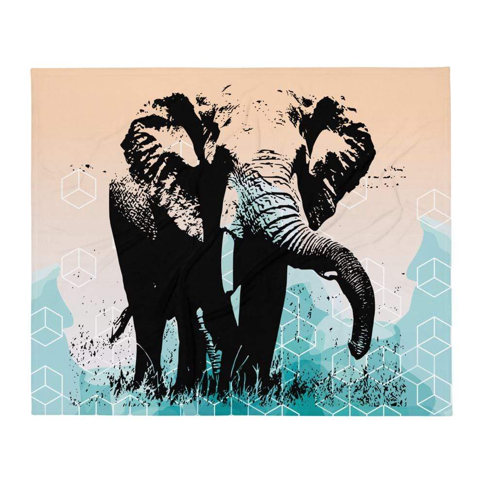 Elephant Throw Blanket -African Elephant