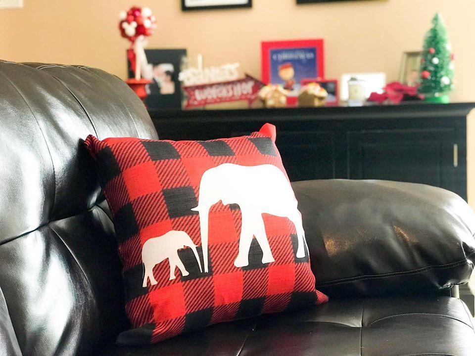 Elephant Throw Pillow - Premium Mama & Baby