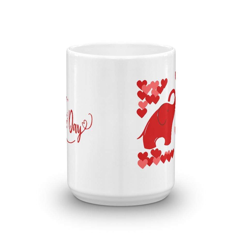Elephant Valentine's Mug
