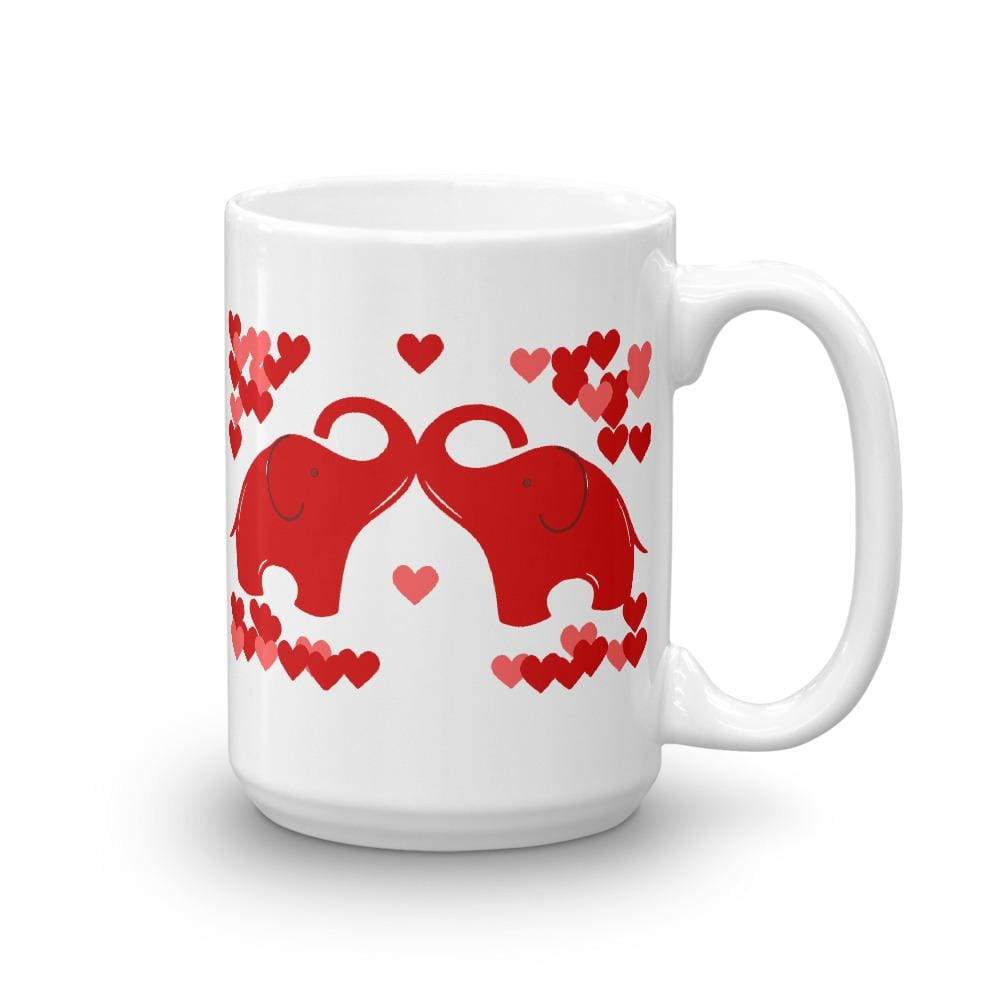 Elephant Valentine's Mug