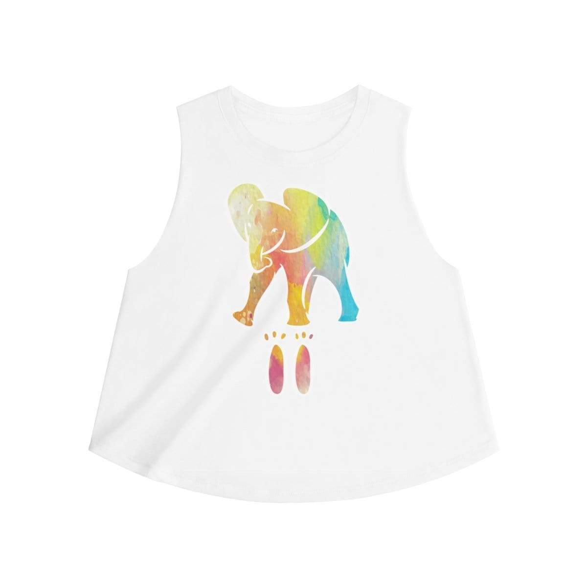 Elephant Women's Crop Top - Elephant Footprints