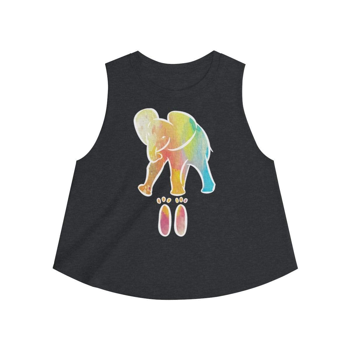 Elephant Women's Crop Top - Elephant Footprints