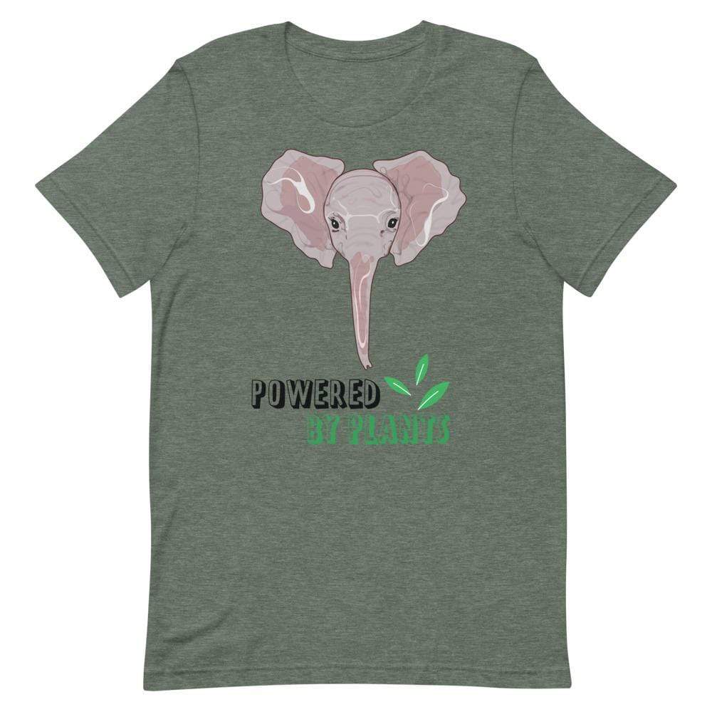 Elephants are Powered by Plants - Short-Sleeve Unisex T-Shirt