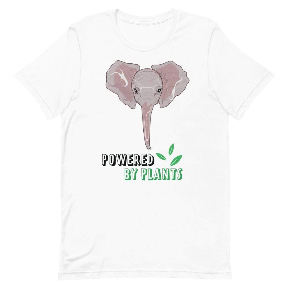 Elephants are Powered by Plants - Short-Sleeve Unisex T-Shirt