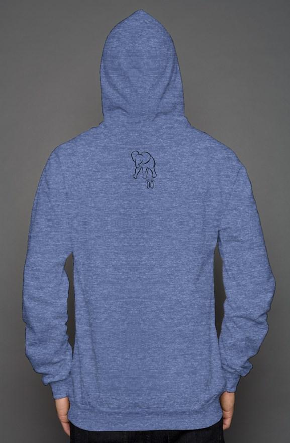 Ella Roo Pocket Hoodie - Elephant Footprints
