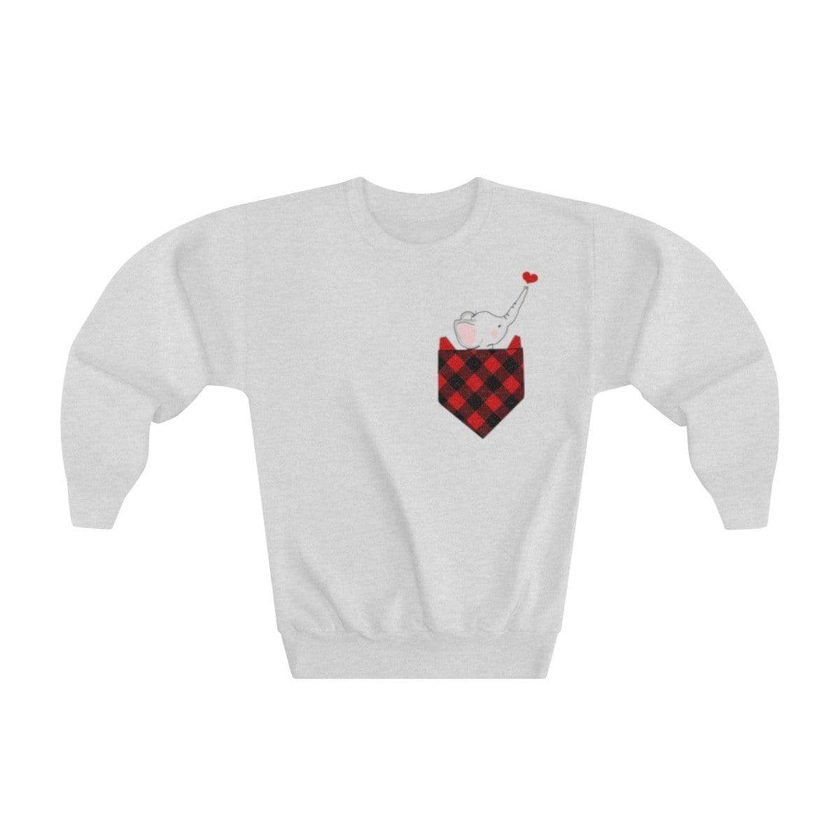 Ellie in my Pocket Kid's Crewneck Sweatshirt Kids Sweatshirt Ash / XS
