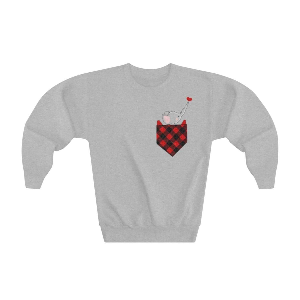Ellie in my Pocket Kid's Crewneck Sweatshirt Kids Sweatshirt Light Steel / XS