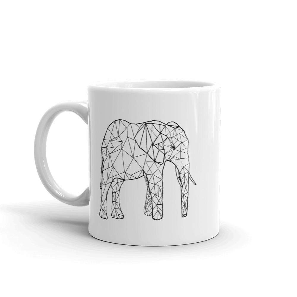 Geometric Elephant Mug Coffee Mug