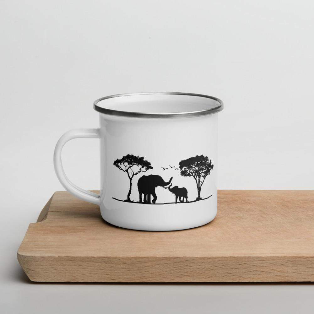 I'd Rather be in Masai Mara 12 oz. Enamel Coffee Mug Enamel Mug