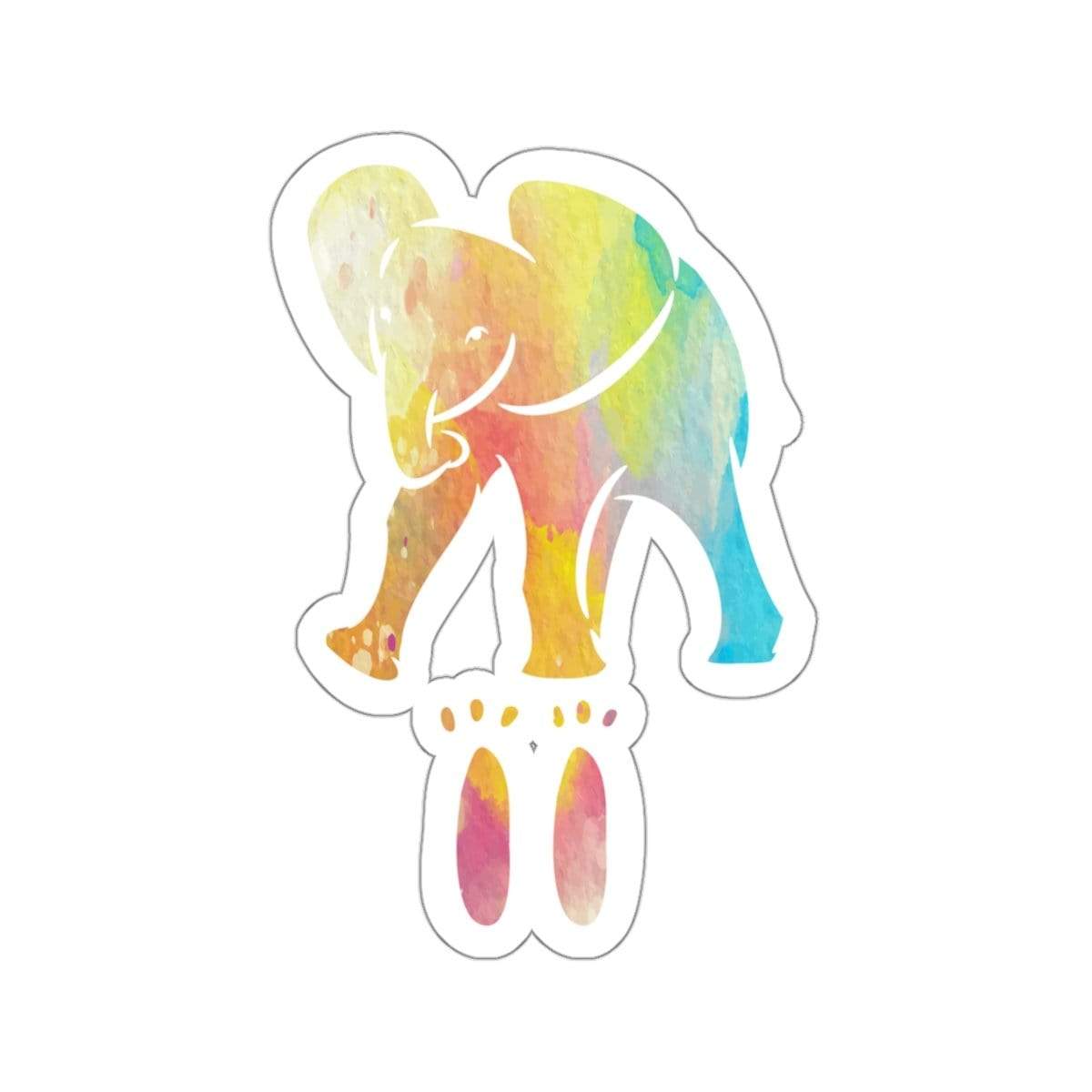 Kiss-Cut Elephant Stickers - Elephant Footprints
