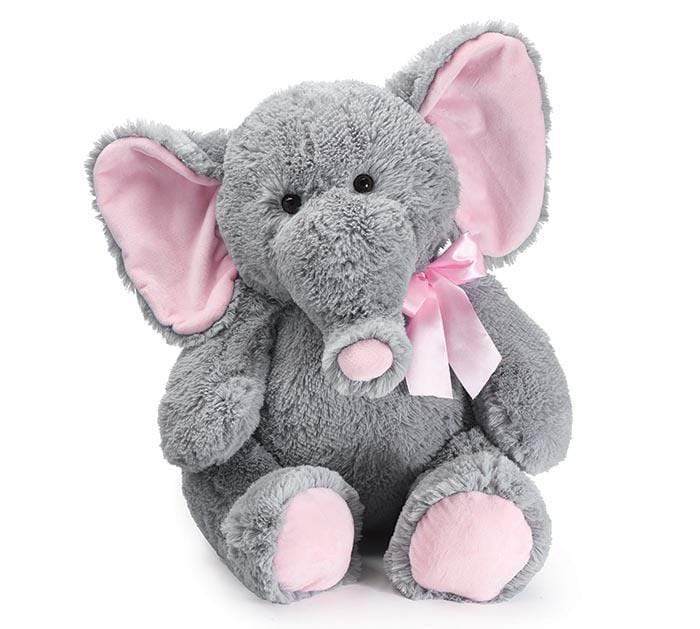 Large Stuffed Elephant - 24 Inch Tall
