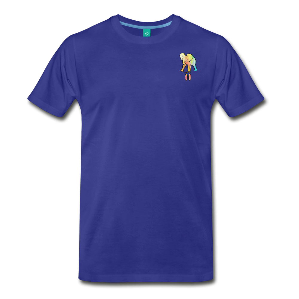 Men's Premium Elephant T-Shirt - Elephant Footprints