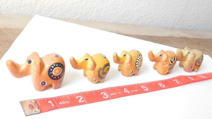 Miniature Elephant Sculptures - Elephant Footprints